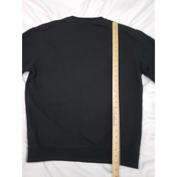 Maharishi Sweatshirt Mens Large Black Hemp Cotton Embroidered Winter Eagle - Picture 10 of 12